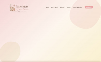 babysitterscircle.com screenshot