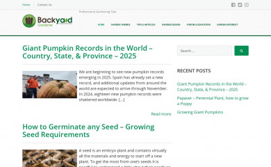 backyardgardener.com screenshot