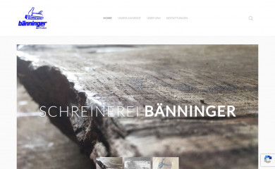 baenninger-schreinerei.ch screenshot