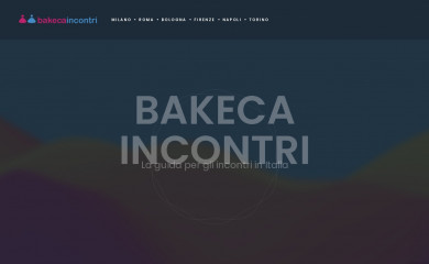bakecaincontri.it screenshot