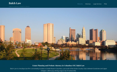balchlaw.com screenshot