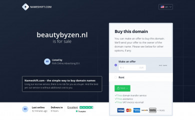 beautybyzen.nl screenshot