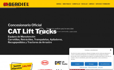 berdielmanutencion.es screenshot