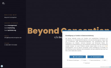 beyondconception.de screenshot