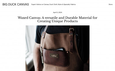 bigduckcanvasblog.com screenshot