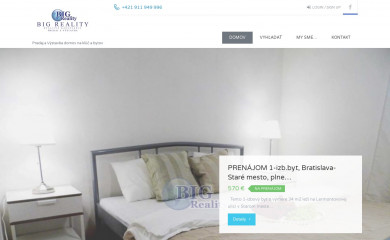 bigreality.sk screenshot