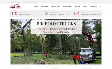 bikboomtrucks.com screenshot
