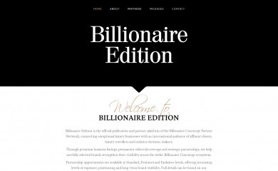 billionaireedition.com screenshot