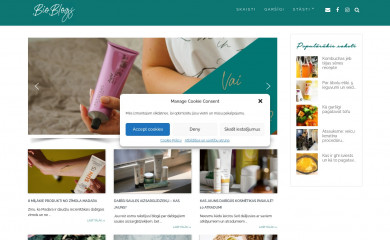 bioblogs.lv screenshot