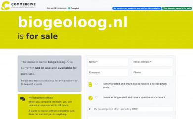 biogeoloog.nl screenshot