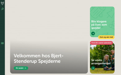 bjertspejderne.dk screenshot