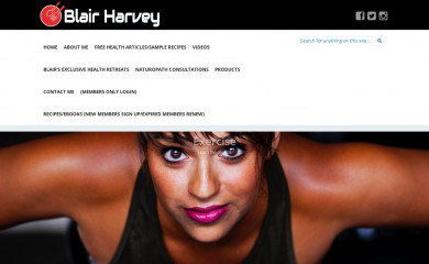 blairharvey.org screenshot