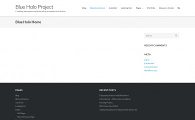 bluehaloproject.org screenshot