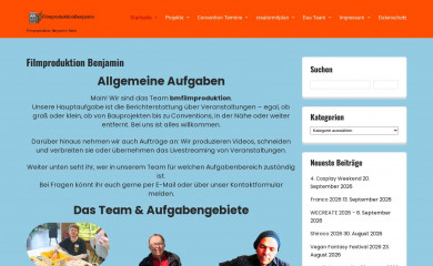 bmfilmproduktion.de screenshot