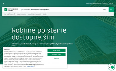 bnpparibascardif.sk screenshot