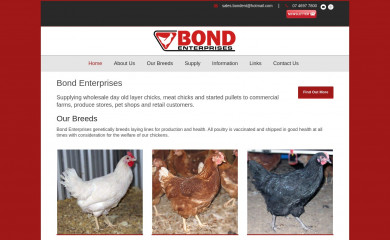 bondenterprises.com.au screenshot