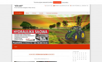 bor-met.eu screenshot