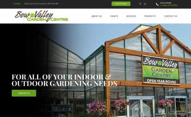 bowvalleygardencentre.ca screenshot