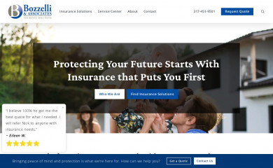 bozzelliins.com screenshot