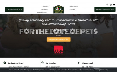 bretonvet.com screenshot