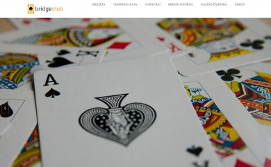 bridgeclub.lt screenshot