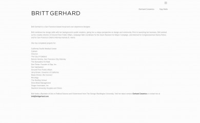 brittgerhard.com screenshot