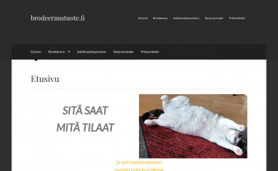 brodeeraustuote.fi screenshot