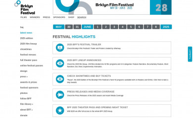 brooklynfilmfestival.org screenshot