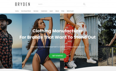 brydenapparel.com screenshot