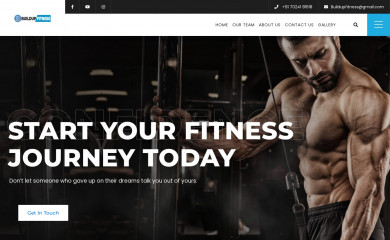 buildupfitness.in screenshot