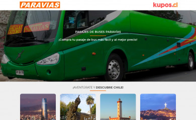 busesparavias.cl screenshot