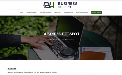 businesshubspot.com screenshot