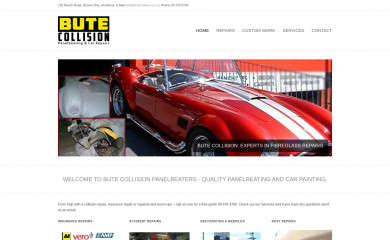 butecollision.co.nz screenshot