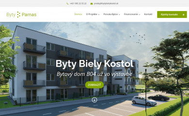bytybielykostol.sk screenshot