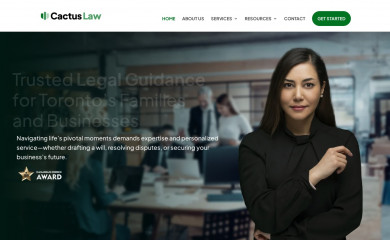 cactuslaw.ca screenshot