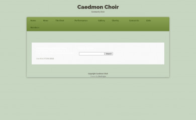 caedmonchoir.co.uk screenshot