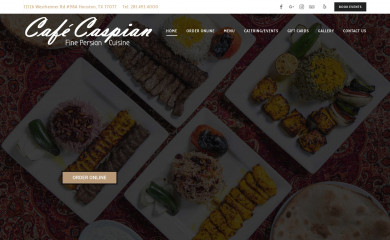 cafecaspian.com screenshot