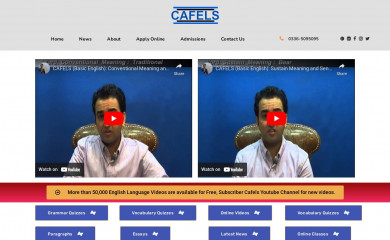 cafels.com screenshot