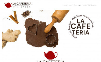 cafeteriadelcajon.cl screenshot