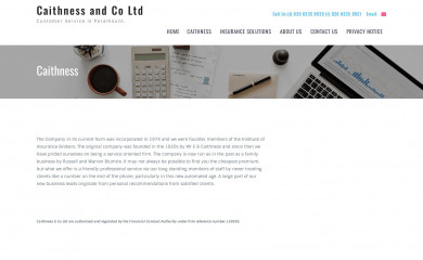 caithnessandco.com screenshot