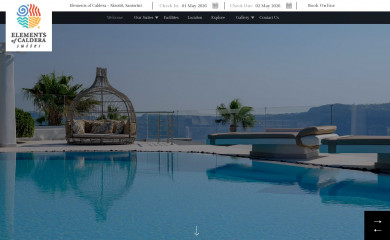 calderaelements.com screenshot