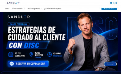 calendariosandler.cl screenshot
