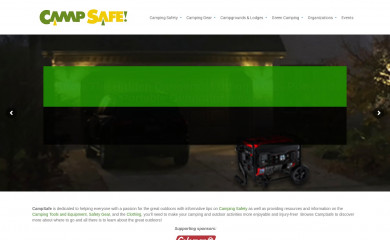 campsafe.org screenshot