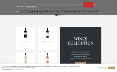 cantineterredagoli.it screenshot