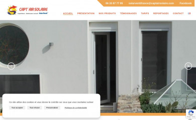 captairsolaire.com screenshot