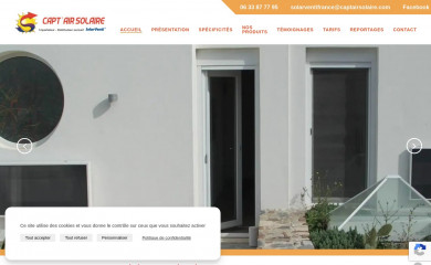 captairsolaire.com screenshot
