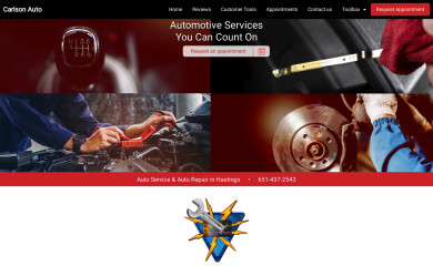 carlsonautotruck.com screenshot