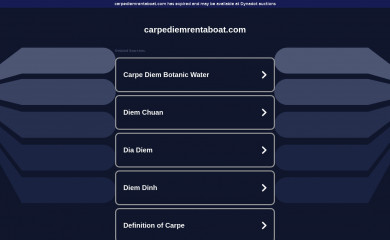 carpediemrentaboat.com screenshot