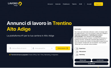 carriera-trentino.com screenshot
