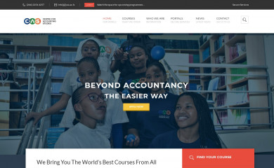 cas.ac.ls screenshot